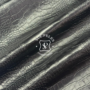 MESTIÇO CROCO PRETO SEM VERNIZ