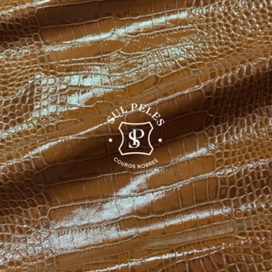 MESTIÇO CROCO CARAMELO VERNIZ